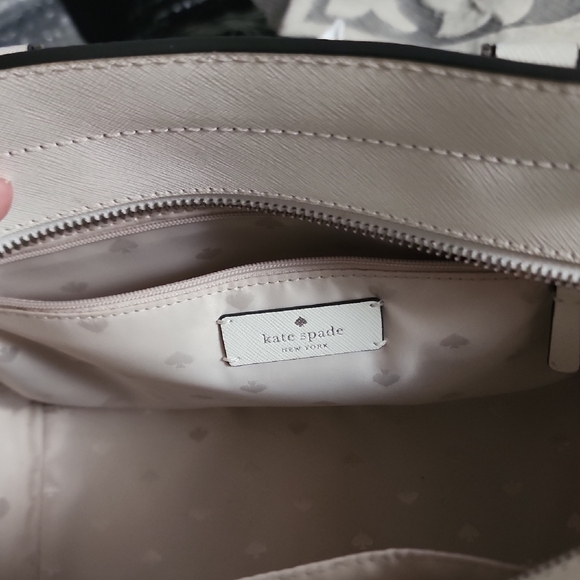 Kate Spade Optic White Cameron Satchel Normcore Neutral Rare Vintage Minimalist - Picture 4 of 10